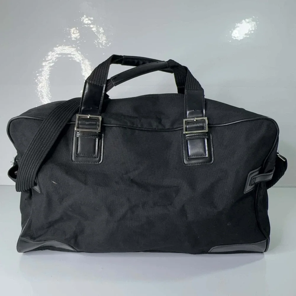Ralph Lauren RL Black Large Duffle Weekender Travel Bag 24